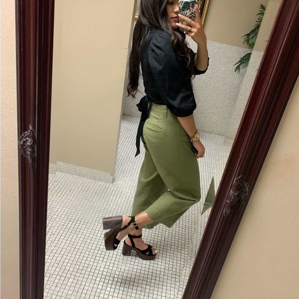 Olive Green Women's Pants